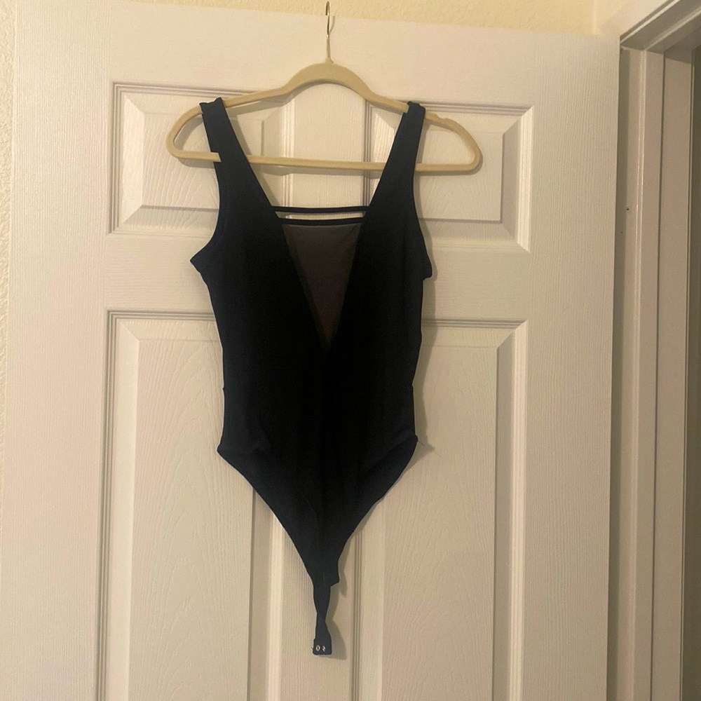 Forever21 Black M bodysuit